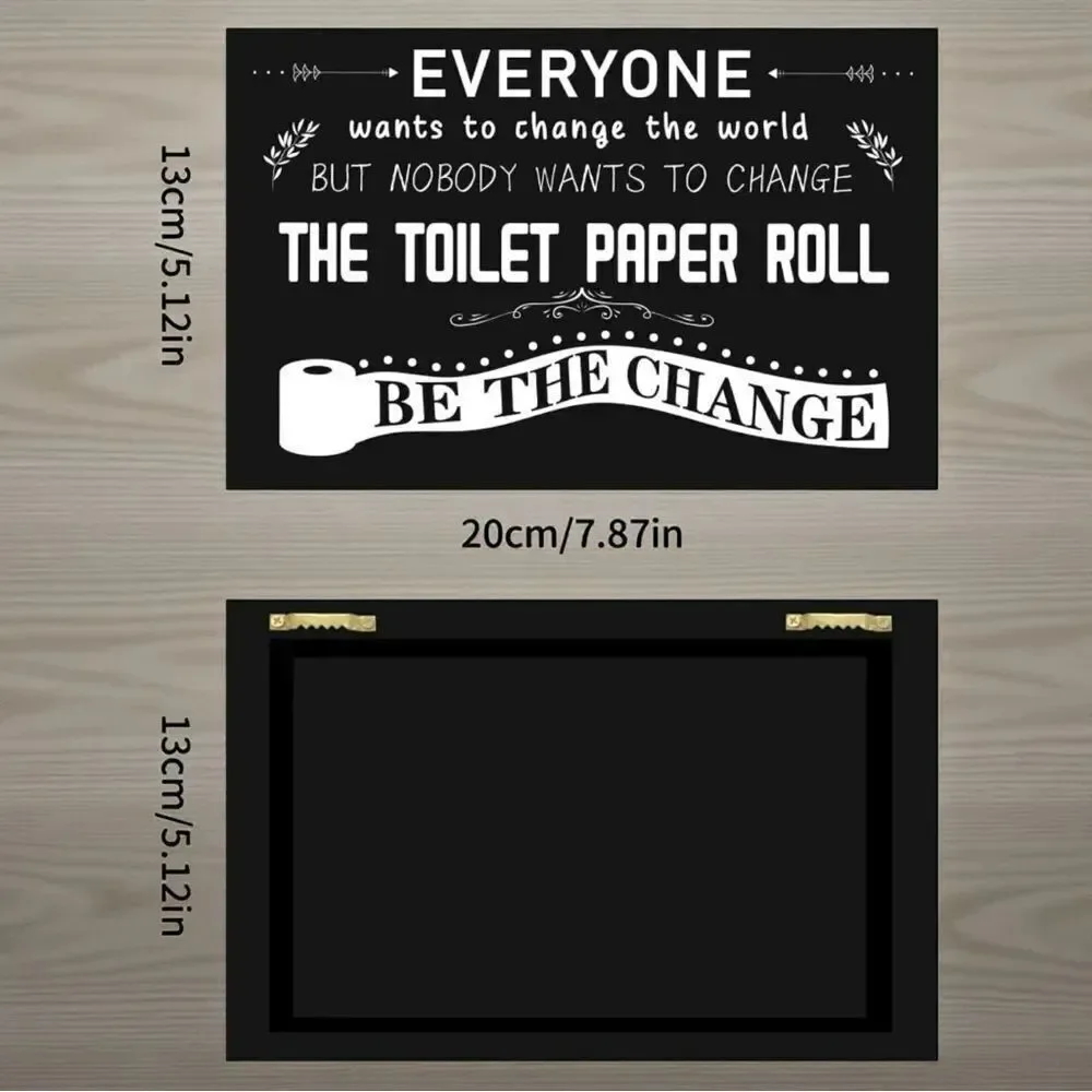 Nobody wants to change the toilet paper roll! I know you can relate!